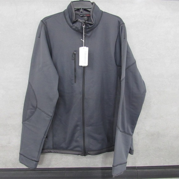 Ash City - North End Men's Pulse Textured Bonded Fleece Jacket with Print NWT - Picture 2 of 5